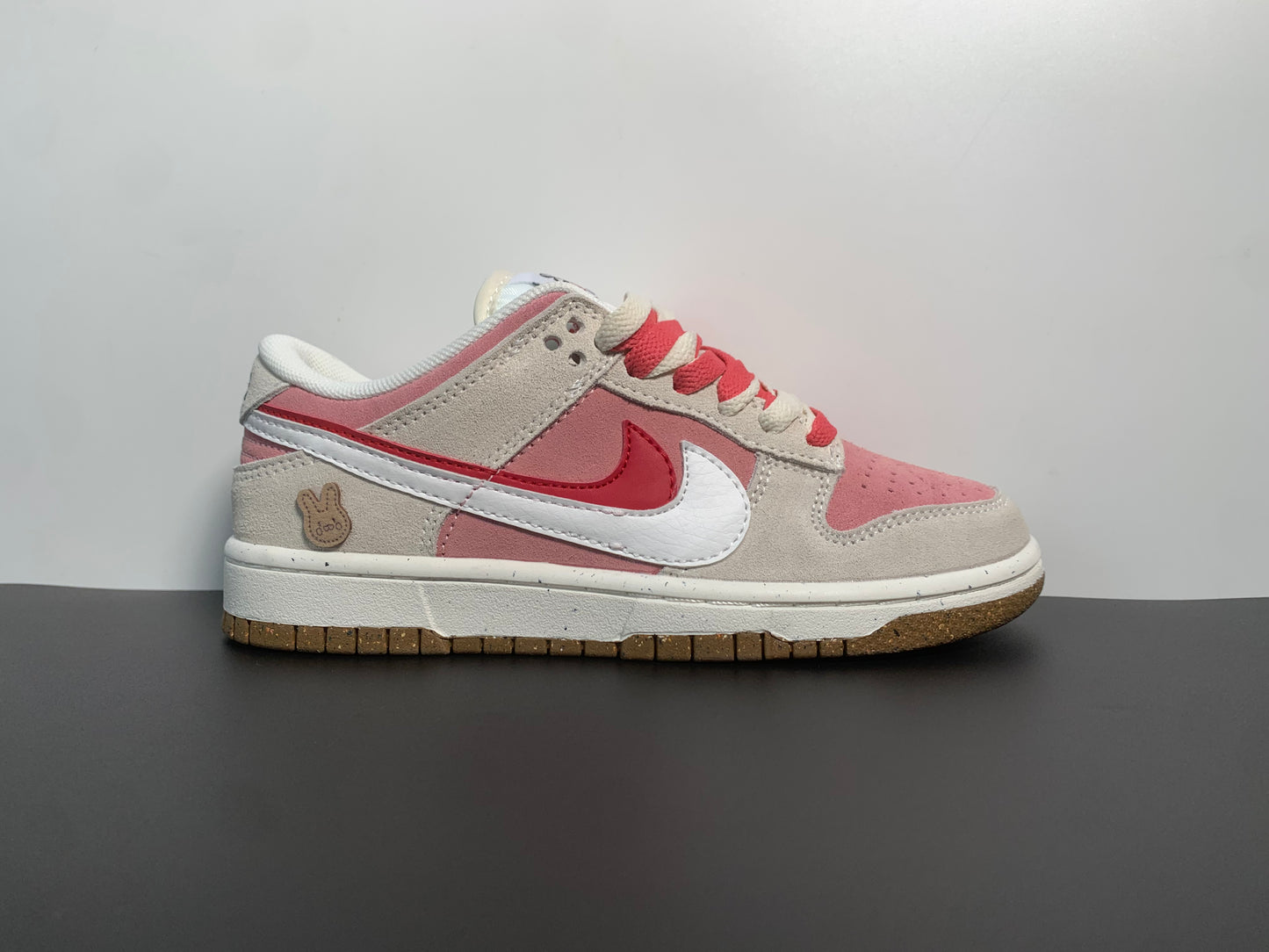 Nike Dunk Low SE '85' Double Swoosh Grey Pink Rabbit DO9457-117