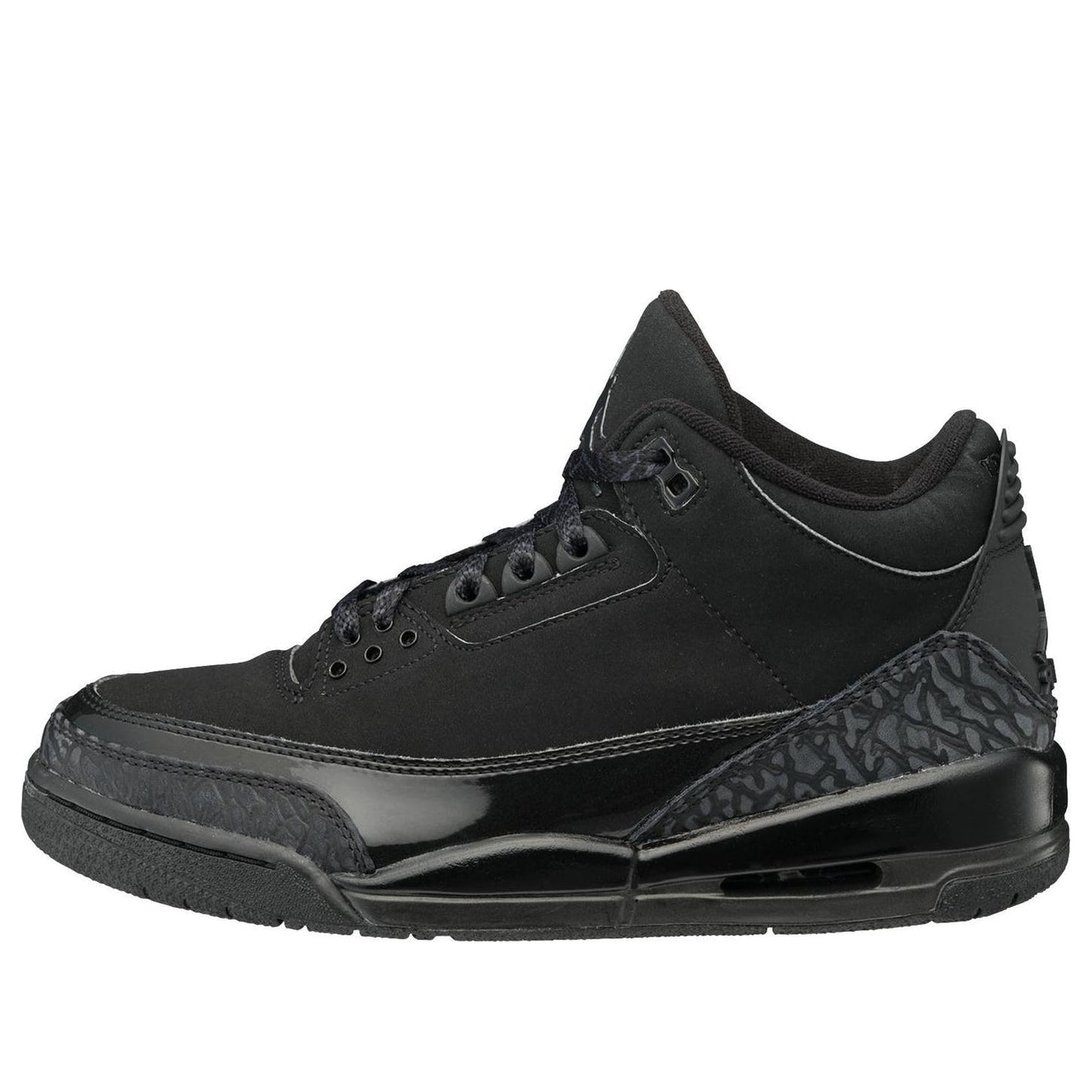 Air Jordan 3 Retro 'Black Cat' Black/Dark Charcoal-Black 136064-002