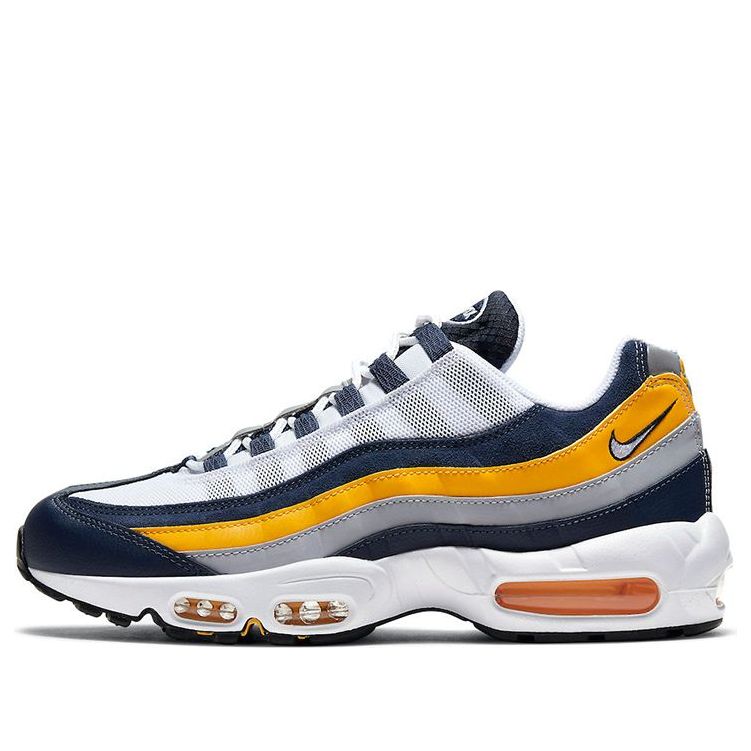 Nike Air Max 95 'Michigan' Midnight Navy/University Gold/Wolf Grey/White CZ0191-400 sneakmarks