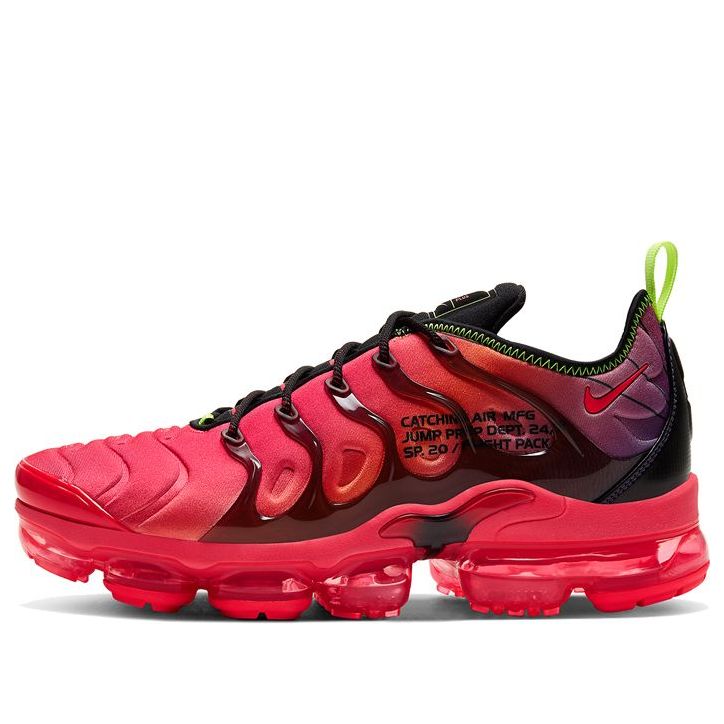 Nike Air VaporMax Plus 'Laser Crimson' Black/Laser Crimson/Volt/Hyper Grape CU4709-001 KICKSOVER