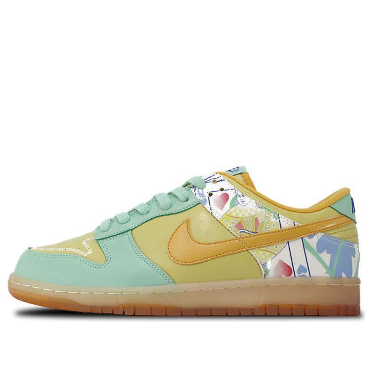 Nike Womens WMNS Dunk Low Premium 'Collection Royale Serena Williams' Celery/Papaya-Med Mint-Varsity Red 313600-371 sneakmarks