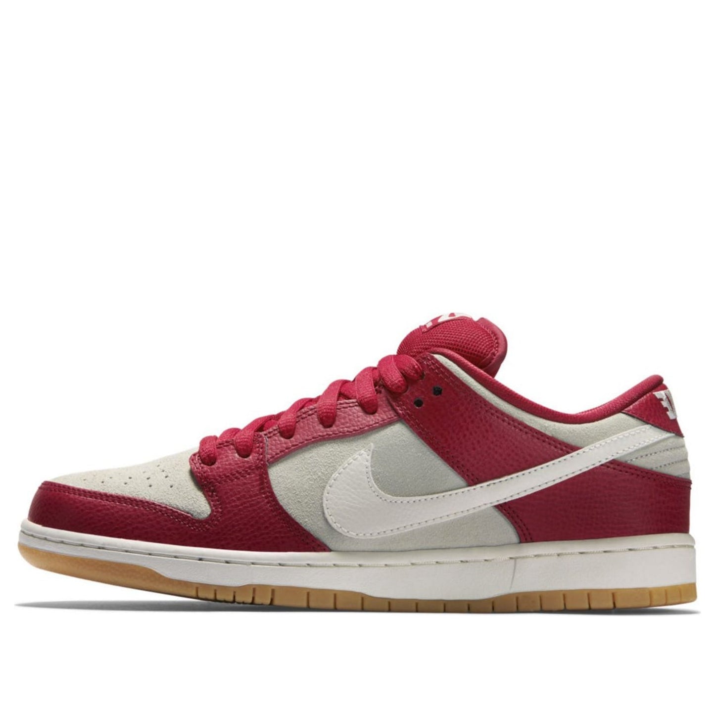 Nike SB Skateboard Dunk Low Pro 'V-Day' Gym Red/Gum Light Brown/Sail 304292-612 sneakmarks