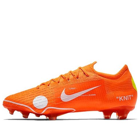 Nike OFF-WHITE x Mercurial Vapor 360 'Orange' Orange/White-Blue-Yellow AO1256-810 sneakmarks