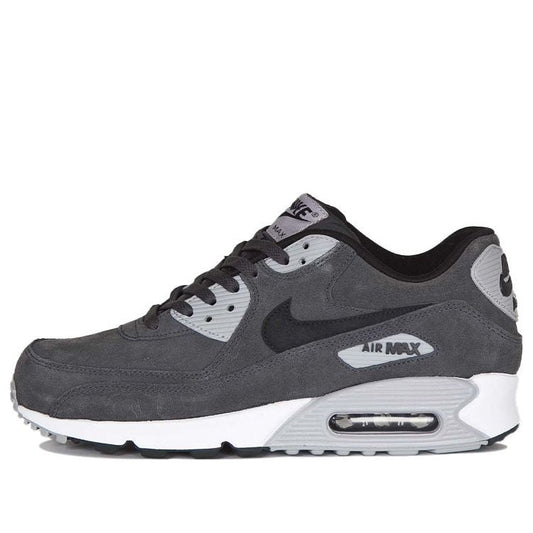 Nike Air Max 90 LTR Leather /Shoes Anthracite Wolf Grey 652980-012 KICKSOVER