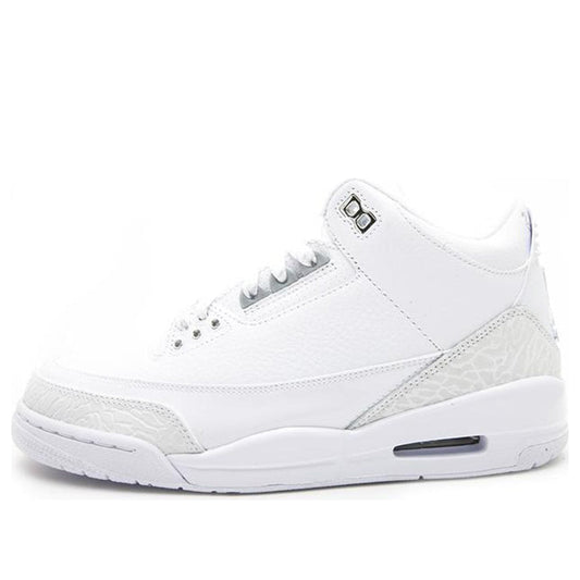 Air Jordan 3 Retro 'Silver Anniversary' White/Metallic Silver 398613-102