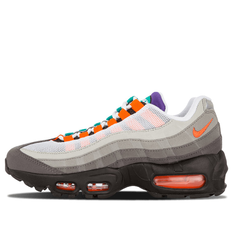 Nike Air Max 95 OG QS GS 'Greedy' Black/Volt-Safety Orange 810375-078