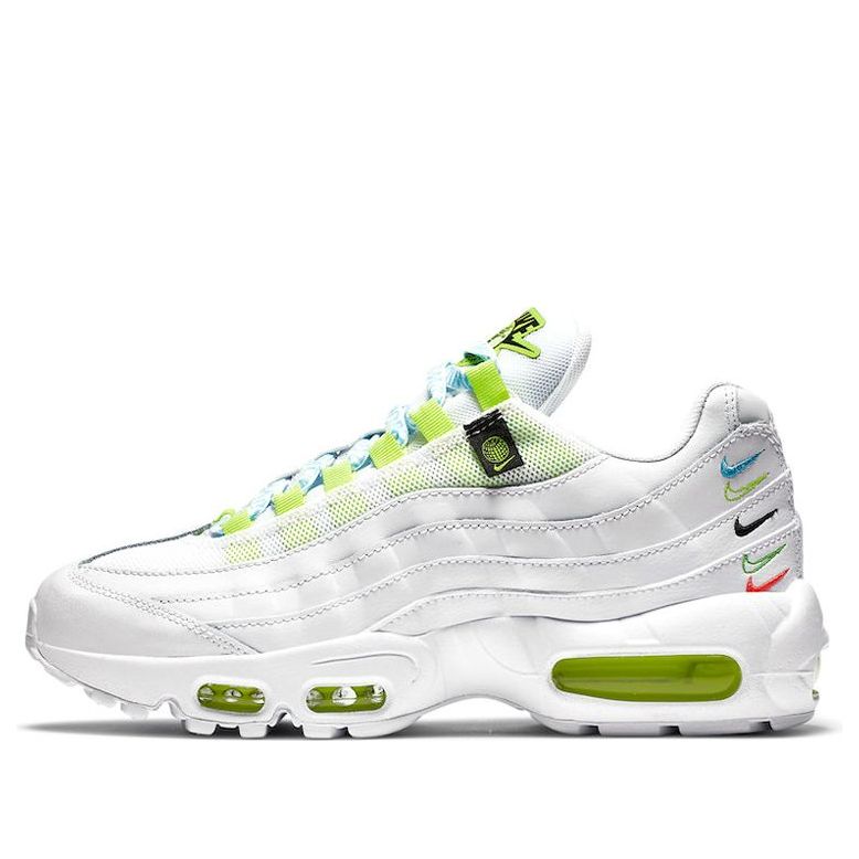 Womens Air Max 95 SE 'Worldwide Pack' White/White/Volt/Blue Fury CV9030-100