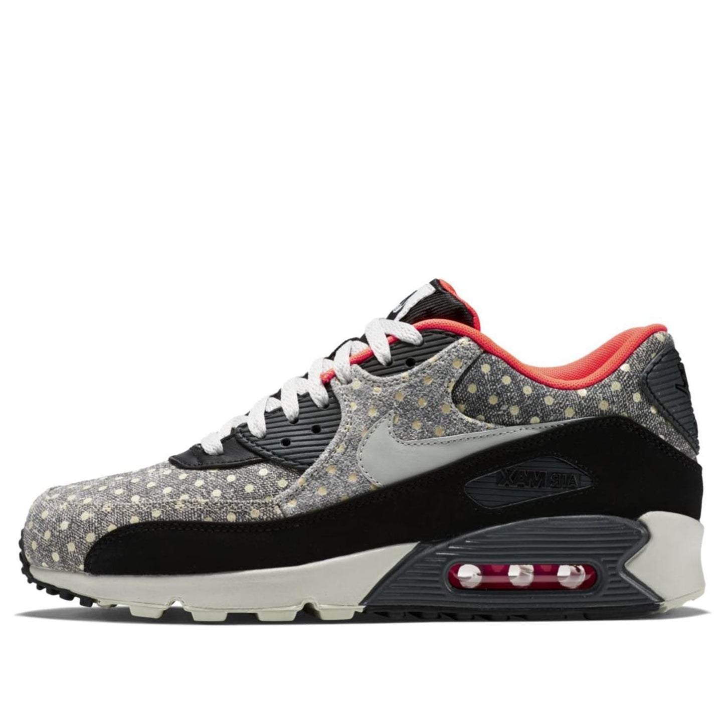 Nike Air Max 90 LTR Leather PRM Grey Polka Dot 666578-006 KICKSOVER