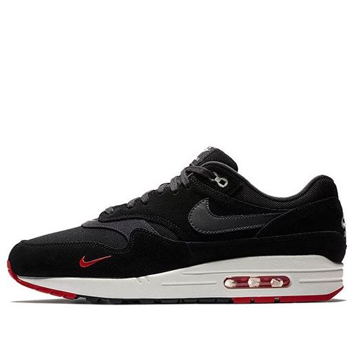 Nike Air Max 1 Premium 'Bred' Black/Oil Grey/University Red 875844-007