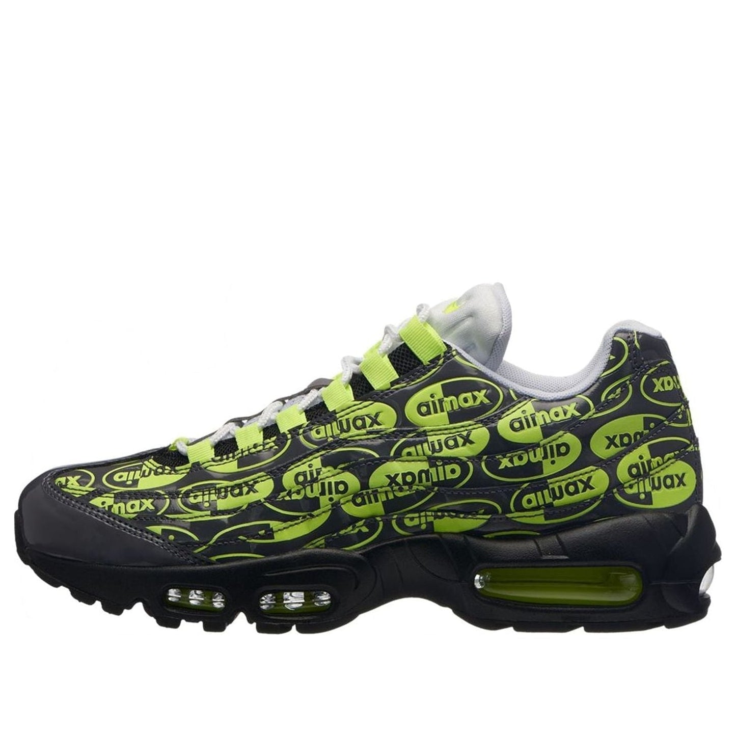 Nike Air Max 95 Premium 'Volt' Black/Volt-Ash-White 538416-019