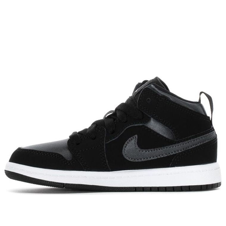 Air Jordan 1 Mid SE PS 'Black Anthracite' Black/Anthracite/White BQ6932-012