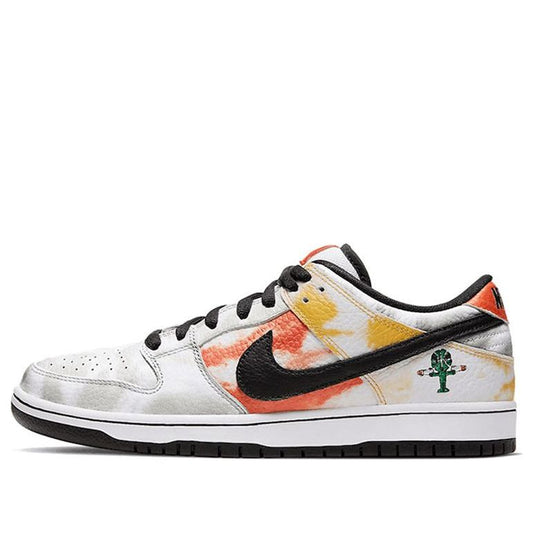 Nike SB Skateboard Dunk Low Pro QS Raygun Tie-Dye - White BQ6832-101 sneakmarks