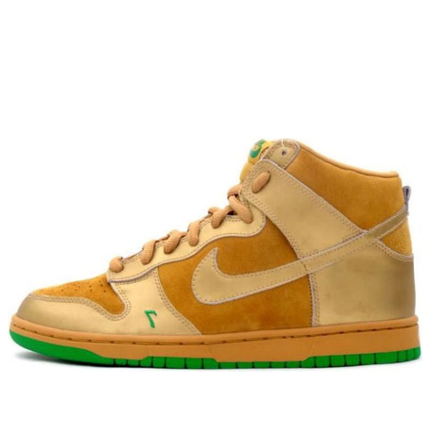 Nike Dunk High Pro SB Skateboard 'Lucky' Wheat/Metallic Gold 305050-771 sneakmarks