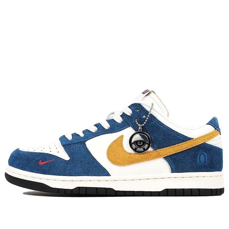 Nike Kasina x Dunk Low '80s Bus' Sail/University Gold/Industrial Blue CZ6501-100 sneakmarks