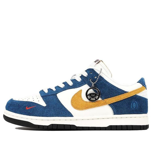 Nike Kasina x Dunk Low '80s Bus' Sail/University Gold/Industrial Blue CZ6501-100 sneakmarks