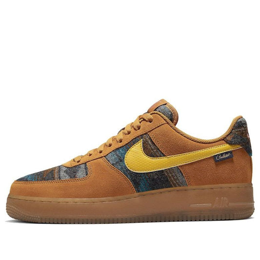 Nike Air Force 1 Low 'N7 Pendleton' Gold Suede/Dark Sulfur CQ7308-700