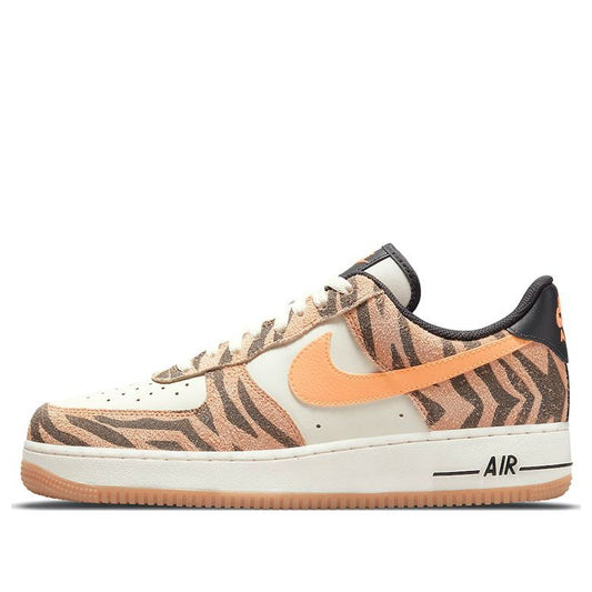 Nike Air Force 1 Low Premium 'Daktari Stripes' Coconut Milk/Atomic Orange/Fuel Orange DJ6192-100