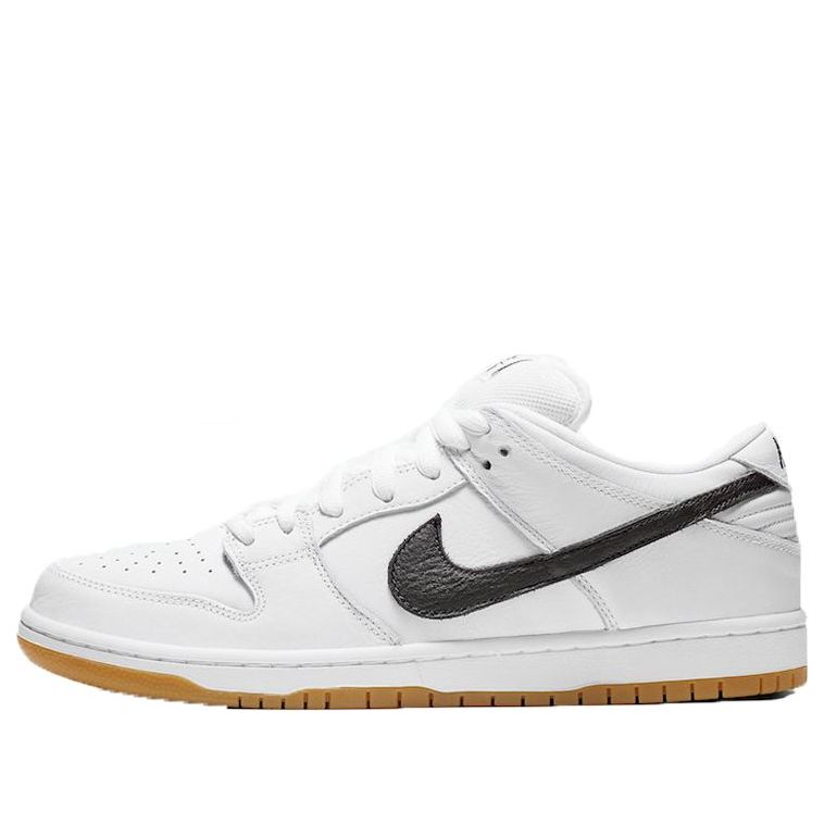 Nike SB Skateboard Dunk Low Pro ISO Orange Label - White CD2563-100 sneakmarks