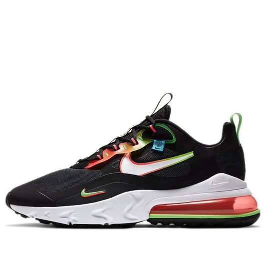 Nike Air Max 270 React 'Worldwide Pack - Black' Black/Green Strike/Flash Crimson/White CK6457-001