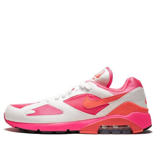 Nike Comme des Garcons x Air Max 180 White Pink Laser Pink/Solar Red-White AO4641-600