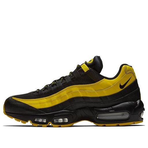 Nike Air Max 95 'Frequency Pack' Black/Black-Tour Yellow-White AV7939-001 sneakmarks