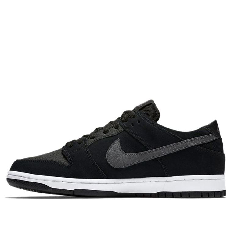 Nike SB Skateboard Dunk Low Premium IW 'Black' Black/Lt Graphite-White 819674-001 sneakmarks