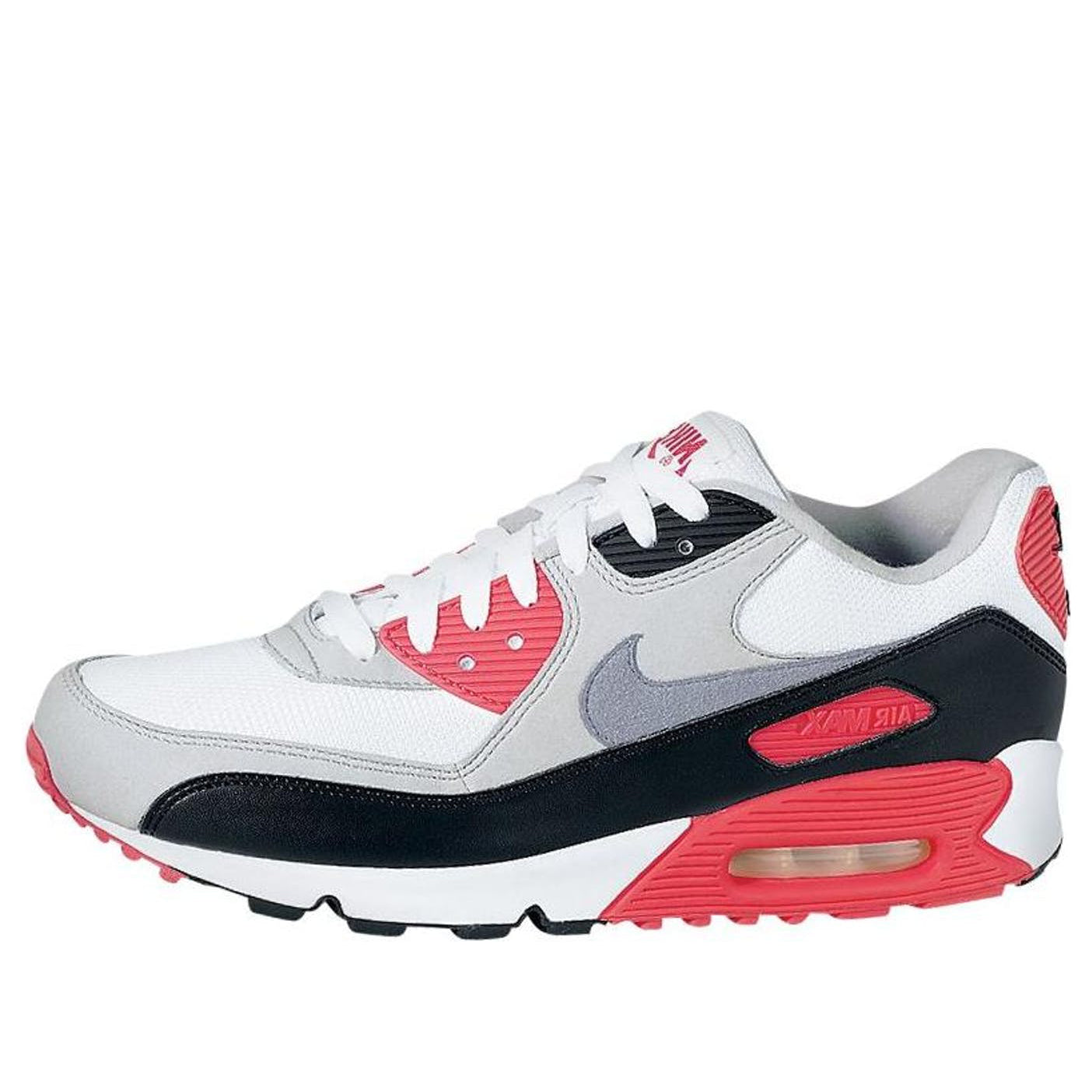 Nike Air Max 90 'Infrared' 2010 White/Cement Grey-Infrared-Blk 325018-107