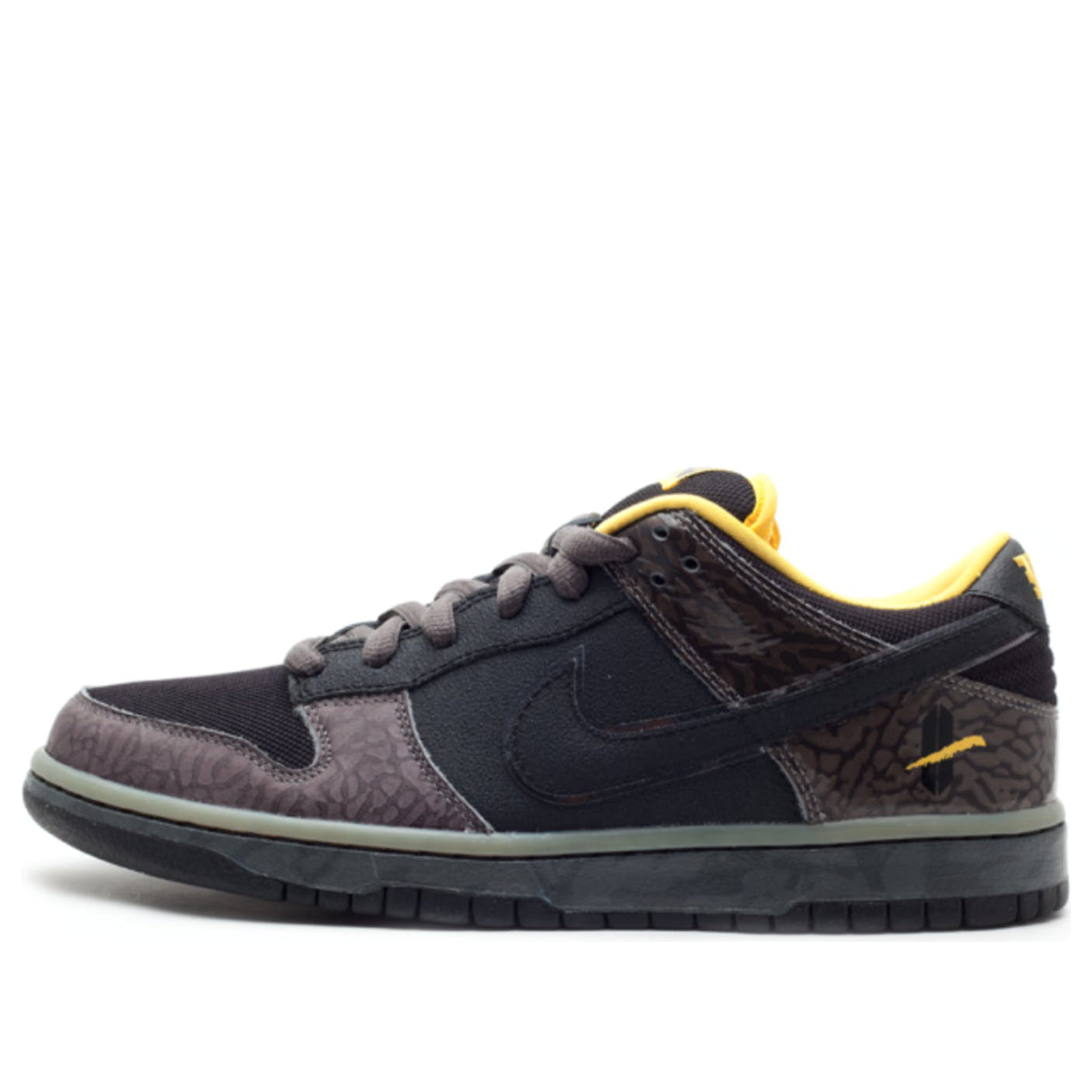 Nike Dunk Low Premium SB Skateboard 'Yellow Curb' Midnight Fog/Black-Yellow Ochre 313170-010 sneakmarks