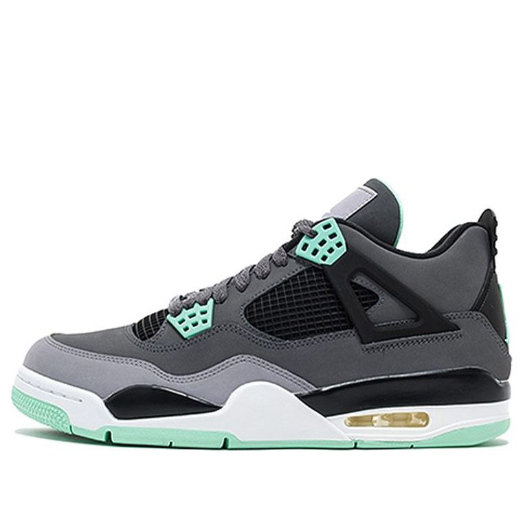 Air Jordan 4 Retro Dark Grey Green Glow 308497-033