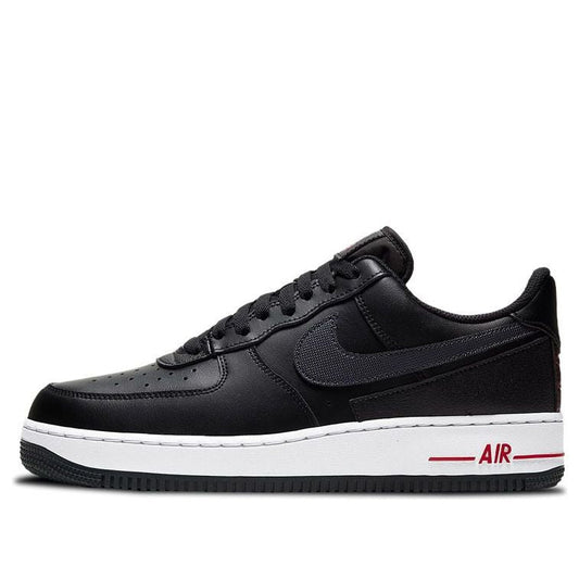 Nike Air Force 1 Low 'Technical Stitch - Bred' Black/Red/White DD7113-001