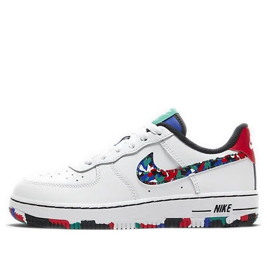 Nike Air Force 1 Low PS 'Melted Crayon' White/Hyper Blue/Neptune Green/Multi-Color CU4634-100