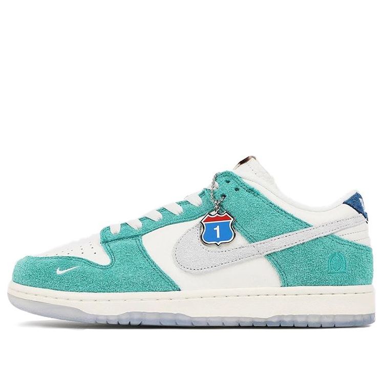 Nike Kasina x Dunk Low 'Road Sign' Sail/White/Neptune Green/Industrial Blue CZ6501-101 sneakmarks