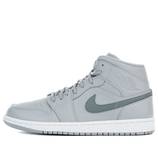 Air Jordan 1 Mid Wolf Grey 554724-033