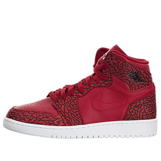 Air Jordan 1 High PRM BG Gym Red Cement 838850-600