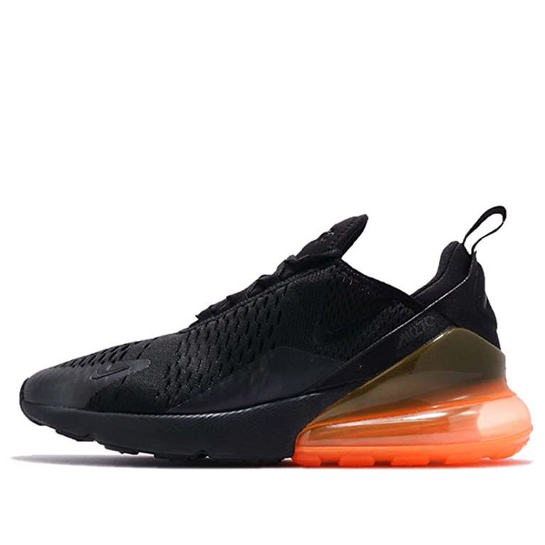 Nike Air Max 270 Black Total Orange AH8050-008 KICKSOVER