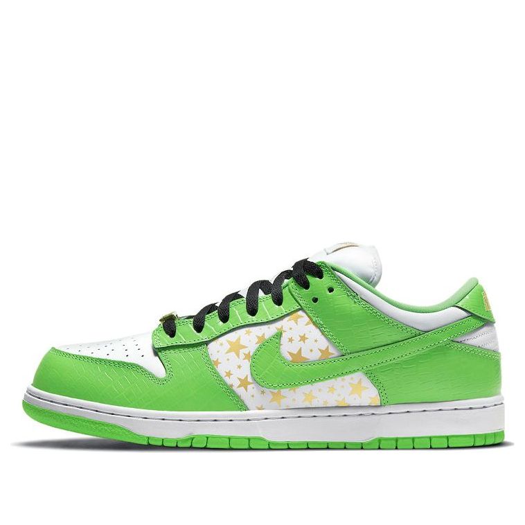 Nike SB Skateboard Dunk Low x Supreme Mean Green DH3228-101 sneakmarks