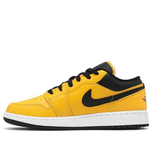 Air Jordan 1 Low rsity Gold Black' (GS) 553560-700