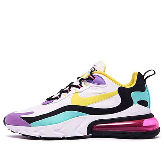 Nike Air Max 270 React White Dynamic Yellow Violet AO4971-101