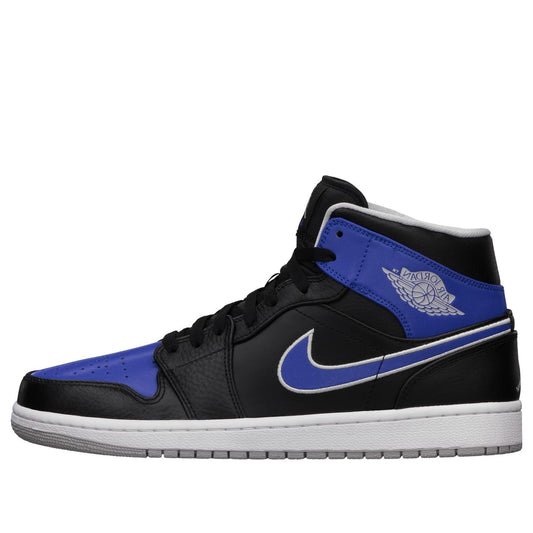 Air Jordan 1 Mid Black Game Royal 554724-007