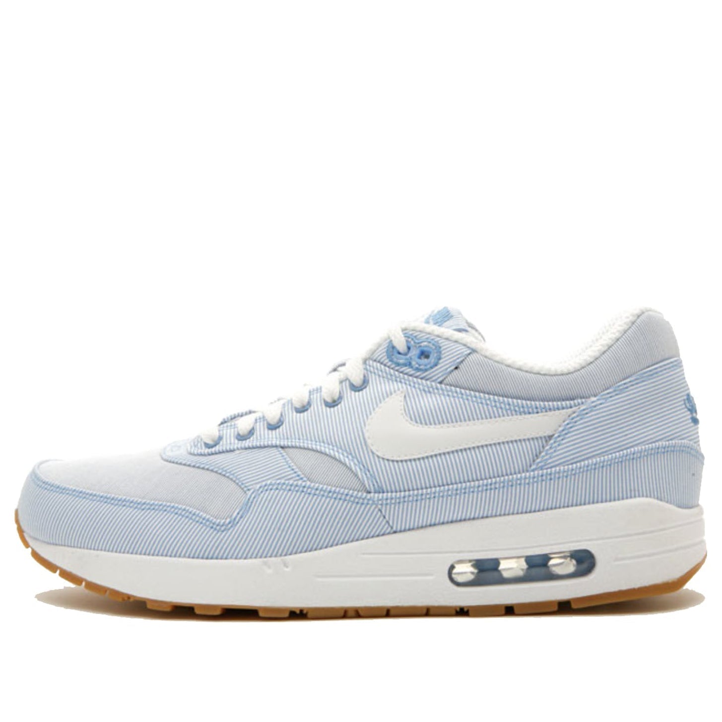 Nike Air Max 1 Premium QS 'Microstripe' University Blue/White/University Blue/Gum Light Brown 366379-441