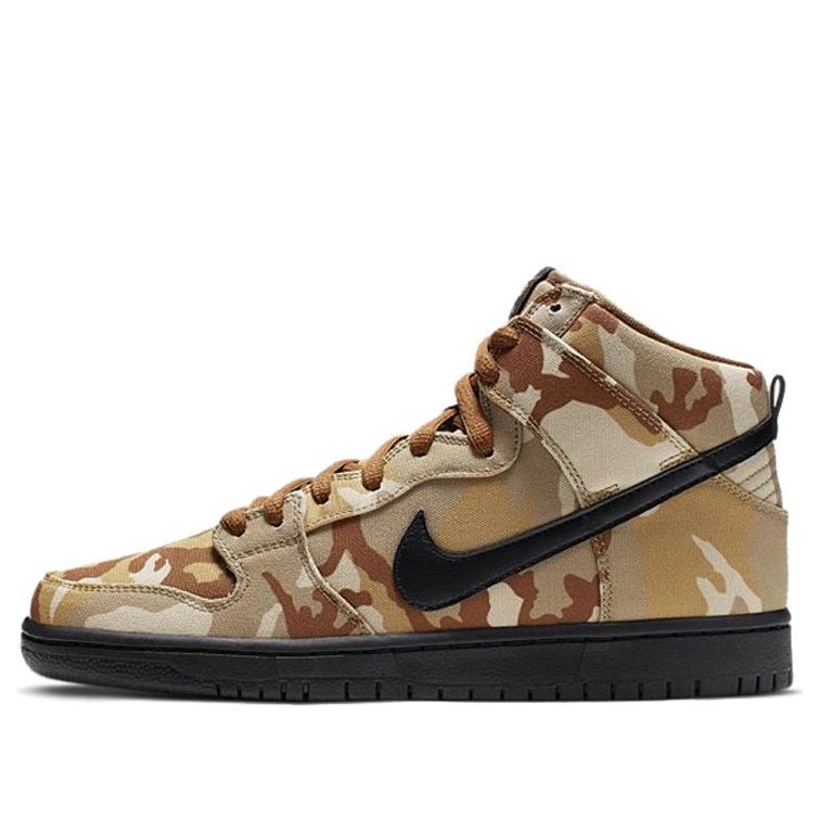 Nike SB Skateboard Dunk High Pro Desert Camo BQ6826-200 sneakmarks