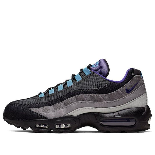 Nike Air Max 95 'Black Grape' Black/Court Purple-Teal Nebula AO2450-002 sneakmarks