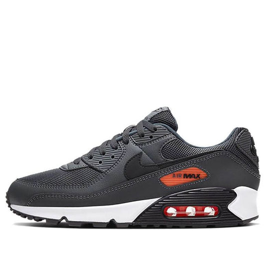 Nike Air Max 90 'Dark Grey' Iron Grey/Black/Total Orange CW7481-001 KICKSOVER