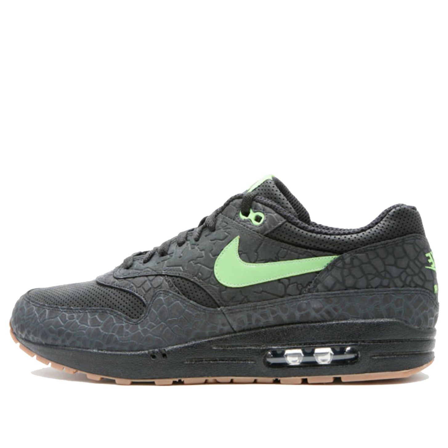 Nike HUF x Air Max 1 Premium 'Hufquake' Black/Green Bean/White 318361-031