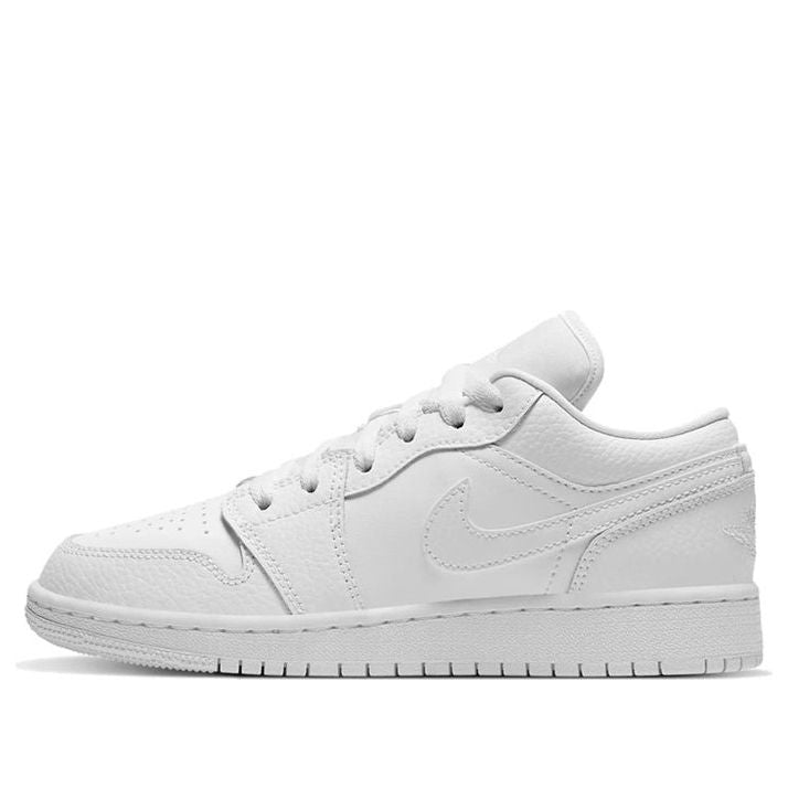 Air Jordan 1 Low GS Triple White 553560-130