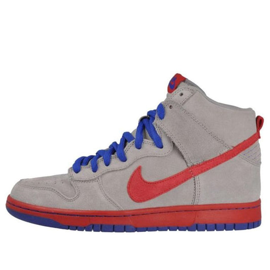 Nike Dunk High Pro Sb Medium Grey/Vrsty Red-Old Ryl 305050-063 sneakmarks