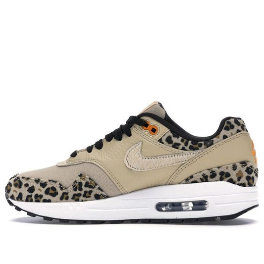 Nike Womens Air Max 1 Premium 'Leopard' Desert Ore/Orange Peel/Black BV1977-200