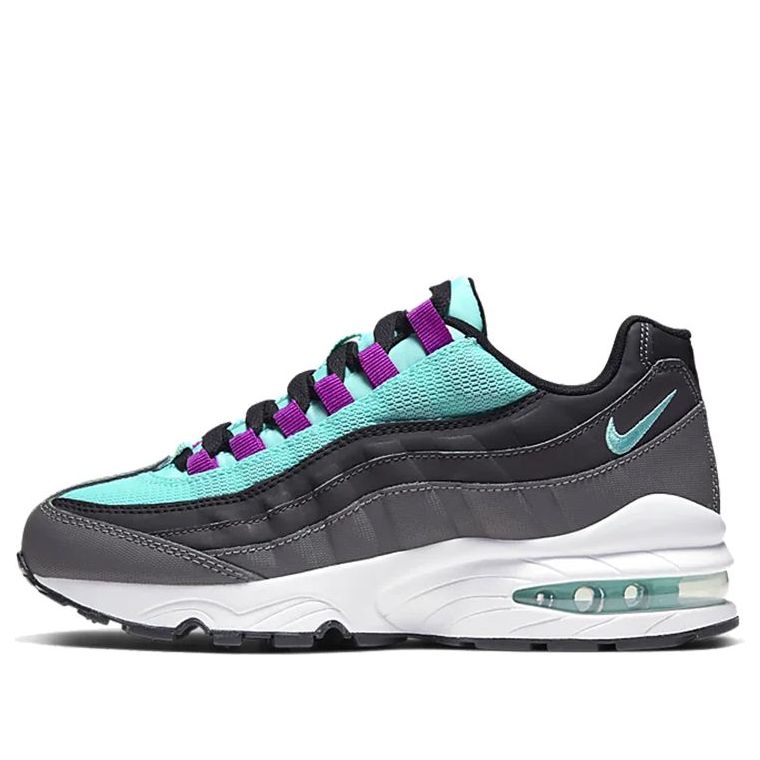 Nike Air Max 95 GS 'Gunsmoke Aurora Green' Gunsmoke/Aurora Green/Black/White 905348-034 sneakmarks