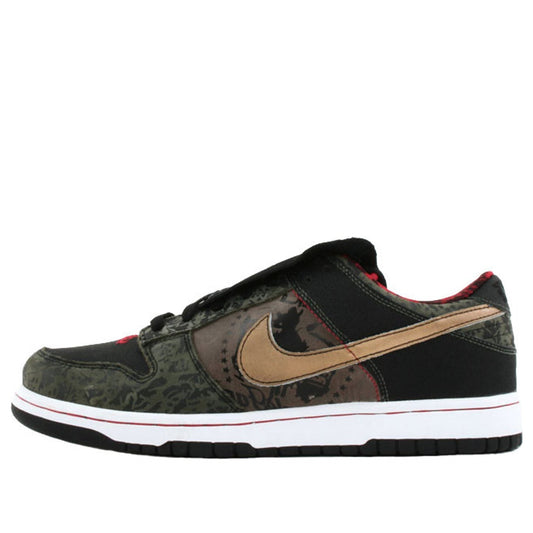 Nike Dunk Low Premium SB Skateboard 'SBTG' Sable Green/Metallic Gold 313170-201 sneakmarks