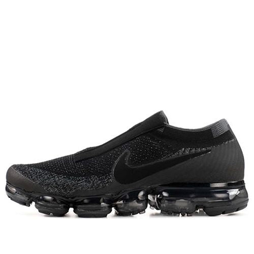 Nike Air Vapormax Flyknit SE Laceless - Black Dark Grey AQ0581-001 KICKSOVER